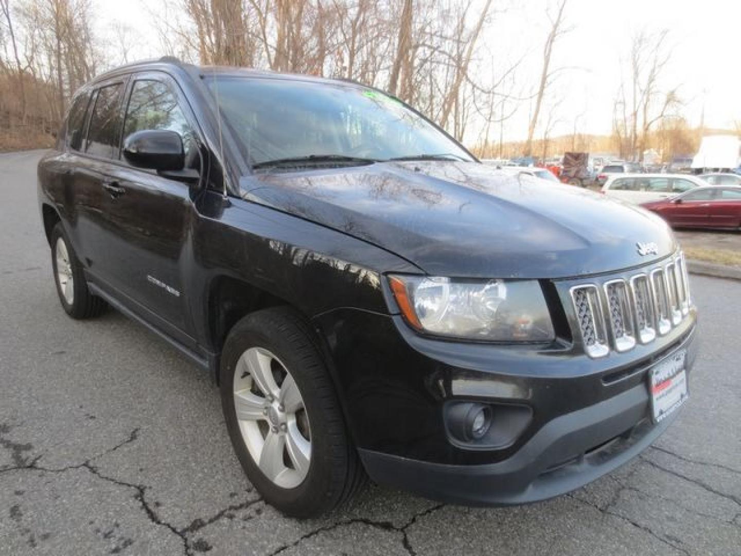 2015 Black /Black Jeep Compass Latitude (1C4NJDEB0FD) with an 2.4L 4cyl engine, Automatic transmission, located at 270 US Route 6, Mahopac, NY, 10541, (845) 621-0895, 41.349022, -73.755280 - Photo#1